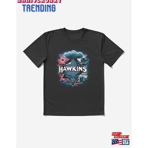 Visit Hawkins Indiana T Shirt Classic